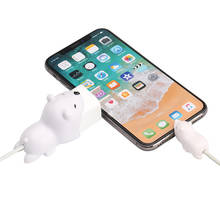 Lovely Cable Accessory Cable Animal Bites Cartoon USB Cable Protector For iphone 5 6 7 8 USB cable protection Sleeve Protection 2024 - buy cheap