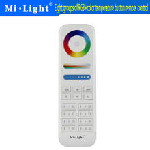 Miboxer-mando a distancia FUT089 de 2,4 GHz, Control de 8 zonas, RGB + CCT, bombilla LED, incluye soporte de pared, 2 orde 2024 - compra barato
