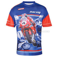 Camiseta de Motocross para Moto de carreras GP MX, camiseta de bicicleta todoterreno para Honda Race, Jersey azul 2024 - compra barato