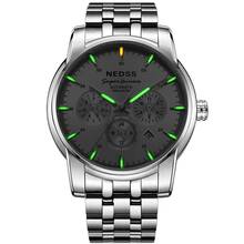 NEDSS-Reloj de pulsera para hombre, de marca, siwss H3, tritio, automático, mecánico, zafiro luminoso, 100M, resistente al agua 2024 - compra barato