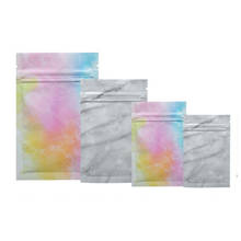 Bolsas de almacenamiento de papel de aluminio Mylar, organizador para el hogar, a prueba de olores, color gris brillante/colorido, 1000 piezas 2024 - compra barato