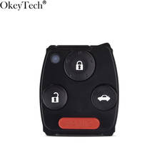 OkeyTech-carcasa de repuesto para llave de coche, carcasa para Honda Accord Civic CRV Pilot 2/3/4 3 + 1 botones, mando a distancia de coche 2024 - compra barato