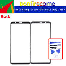 6.3 "Tela Sensível Ao Toque Para Samsung Galaxy Estrela SM-G8850 A9 G8850 Frente de Vidro Exterior Da Lente da Tela de Toque de Substituição 2024 - compre barato