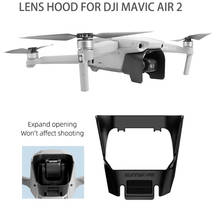 Mavic air 2 Антибликовая бленда для объектива карданный защитный колпачок Крышка для объектива Солнцезащитная крышка аксессуары для DJI Mavic Air 2 Drone 2024 - купить недорого