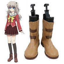 Uniforme Escolar de Anime, botas de Cosplay, zapatos de Halloween, Carlota Tomori Nao / Yusa Nishimori 2024 - compra barato