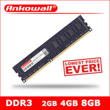 ANKOWALL DDR3 2 ГБ 4 ГБ 8 ГБ ОЗУ PC3 10600 12800 1333 МГц 1600 МГц настольная память для Intel DIMM 240Pin 1,5 В CL9 CL11 2024 - купить недорого