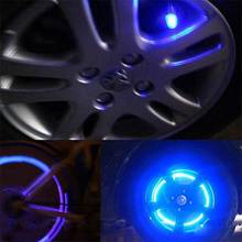 ¡35% gran oferta! 1 par de luces LED azules para rueda de bicicleta, válvula de neumático de coche 2024 - compra barato