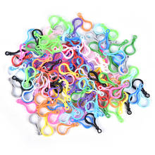 10pcs Plastic Colorful Lamp Shape Buckle Snap Hook Lobster Clasp DIY Needlework Luggage Sewing Handmade Bag Purse Toy Doll Tools 2024 - buy cheap