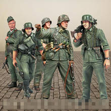 Soldados da segunda guerra mundial, modelo de resina gk, tema militar da segunda guerra mundial, kit inmontado e sem pintura, 1/35 2024 - compre barato