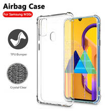Airbag Case For Samsung Galaxy m30s a30s TPU Soft Transparent Silicone Coque Back Cover For Samsung a30 s a307f Phone Case a 30s 2024 - buy cheap