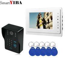 SmartYIBA TFT LCD Handfree Intercom Home Kits White Monitor Number Code Keypad Video Door Phone 7" Doorbell Security System 2024 - buy cheap