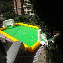 inflatable football court for kids,professional soap football field with floor,Inflatable Football soccer Pitch Sport Arena 2024 - buy cheap
