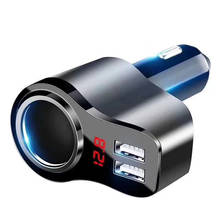 BOOST Car Cigarette lighter socket Splitter Charge Dual USB 3.4A Quick Charge 12V 24V Auto Power Adapter Plug 2024 - buy cheap