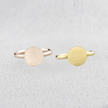 Minimalist Knuckle Rings Stainless Steel Gold Color Geometric Round Coin Ring For Women men BFF Jewelry gift 2020 2024 - buy cheap