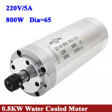 Free Shipping Water Cooling Spindle GDZ-65-800A 0.8KW CNC 800W Spindle Motor Dia65mm ER11 220V 5A 110V Two P4 Bearings 2024 - buy cheap