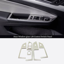 LHD For VW Volkswagen Golf 8 MK8 2020 2021 Stainless Silvery Car Door Window Lifter Regulator Armrest Button Knob Accessories 2024 - buy cheap