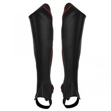 2pcs Professional Shin Guard Support Leather Legwarmers Leggings Equestrian Gaiters Outdoor Cycling Horse Riding Protective Gear 2024 - compra barato