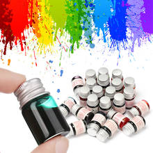 Pluma estilográfica de 5ML y 24 colores para escritura, tinta con brillo en polvo, bolígrafo de firma, tinta de colores, suministros de escritura, 1 unidad 2024 - compra barato