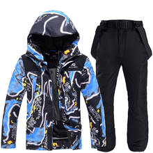 Winter Ski Suit For Men Waterproof Ski Jacket Pants Set Outdoor Sports Windproof Warm Skiing and Snowboarding Jacket Men Brand 2024 - buy cheap