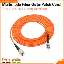 FC/UPC-ST/UPC Simplex 3.0mm Multimode Fiber Optic Patch Cord free shipping 2024 - buy cheap