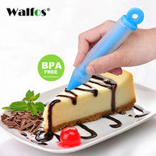 Walfos Food Grade Silicone Food Writing Pen Chocolate Decorating Tools Cake Mold Cream Cup Cookie Icing Piping Pastry Nozzles 2024 - buy cheap