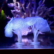 Artificial Swim Glowing Effect Jellyfish Aquarium Luminous Aquarium Silicone Artificial Jellyfish Fish Tank Submarines Ornament 2024 - buy cheap