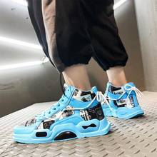 High Top High-soled Chunky Sneakers Men Sports Shoes Breathable Running Shoes Sport Man Blue Tennis Male Krasaovki Boty GME-1198 2024 - buy cheap