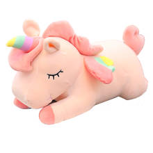 Unicorn Plush Toy Unicorn Plush Pillow Soft Stuffed Toy Giant Size Cartoon Dolls Animal Horse High Quality Gift for Drop Shiping 2024 - buy cheap