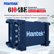 Hantek-Osciloscopio automotriz 6104BE de 4 canales, herramienta de diagnóstico Digital de mano, 100MHz, 1Gsa/s, USB, PC 2024 - compra barato