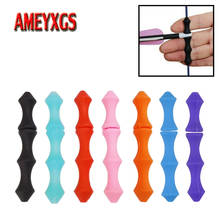 1pc Archery Finger Guard Bowstring Finger Saver Tab Silicon Bow Release Recurve Bow Protector Hunting Shooting Accessories 2024 - buy cheap