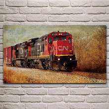 Trem locomotiva outono natureza paisagem cartazes na parede imagem casa sala de estar decoração para o quarto kj761 2024 - compre barato