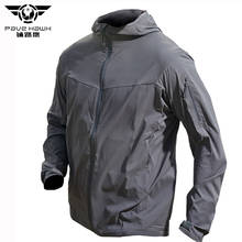 PAVEHAWK-Chaquetas de protección solar para hombre y mujer, abrigo cortavientos de moda, chaqueta fina con capucha, abrigo deportivo informal, ropa militar 2024 - compra barato