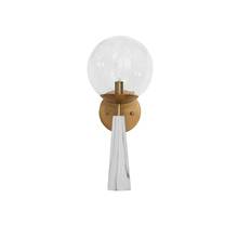 Lámpara de pared de bola de cristal simple, moderna, para sala de Estar, comedor, pasillo, entrada, lámina dorada, mármol galvanizado 2024 - compra barato