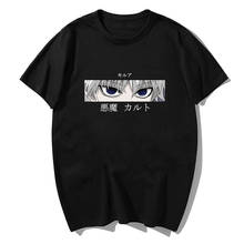 Camiseta gráfica dos homens 90s caçador x, camiseta harajuku kawaii, desenho animado kilua, camisa engraçada japonesa anime hisoka, camiseta unissex masculina 2024 - compre barato