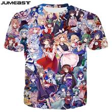 Jumeast Brand Men Women 3D Printed T-Shirt Cartoon Anime Oversized Summer O-Neck Short Sleeve T Shirt Sport Pullover Tops Tees 2024 - buy cheap