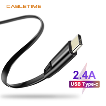 Cabletime-Cable USB tipo C para móvil, Cable de carga rápida para Oneplus, Samsung S10, Huawei, Nintendo N151 2024 - compra barato