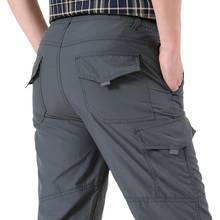 Брюки-карго мужские в стиле милитари, водонепроницаемые дышащие штаны для скалолазания, джоггеры, армейские повседневные штаны с карманами, большие размеры 2024 - купить недорого