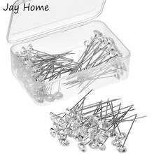 100Pcs 2.1 Inch Crystal Diamond Head Pins Corsages Flower Pins Clear Sewing Straight Pins for Dressmaking Jewelry Decoration 2024 - buy cheap