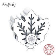 Genuine 925 Sterling Silver Fit  Bracelet Charms Silver 925 Original Maple leaf Charms Beads DIY Jewelry Women Berloque 2024 - buy cheap