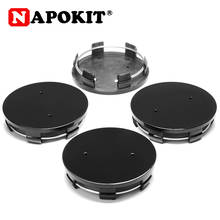 4pcs 70MM Black No Logo Car Wheel Wheel Center Cap Cover Truck Wheel Rim Dust Hubcap Car Styling Emblem 2024 - buy cheap