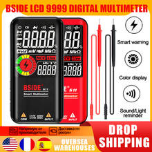 BSIDE Multimeter S11 Color LCD 9999 Counts Digital Multimeter With Rechargeable Battery Smart DC AC Voltage Capacitor Tester 2024 - купить недорого