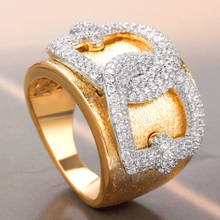 Anel de noiva retrô, zircônia cúbica, presente de aniversário para mulheres, joia de anéis 2024 - compre barato