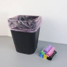 5 рулонов одноразовый мусорный ящик Вкладыш Пластиковый прочный мешок для мусора Крышка для рулона дома хранение мусора контейнер мусорные мешки 2024 - купить недорого