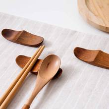1Pc Japanese Style Wood Chopstick Holder Spoon Fork Holder Stand Chopsticks Rack Pillow Kitchen Chopstick Rest Rack 2024 - buy cheap