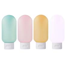 60ml 3pcs Portable Travel Bottles Leak Proof Squeezable Silicon Tubes Travel Toiletries Containers Refillable Travel Accessories 2024 - buy cheap