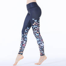 2018 Printed Yoga Pants Women High Waist Yoga Leggings for Fitness Sports Tight Pants Seamless Running Leggings Sport Trousers 2024 - buy cheap