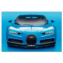 Póster de supercoche Bugatti Chiron, arte de pared, pintura en lienzo, imágenes de pared, impresión para decoración de sala de estar 2024 - compra barato