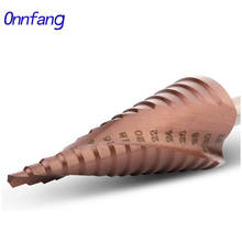 Onnfang-taladro escalonado de cobalto HSS, vástago hexagonal, ranura en espiral, brocas de acero de alta velocidad, 4-12/4-20/4-32mm, para CR-V y acero inoxidable 2024 - compra barato