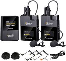 Wireless Lavalier Microphone,Comica BoomX-D2 2.4G Compact Wireless Microphone System with 2 Transmitter and 1 Receiver,Lav Mic f 2024 - buy cheap