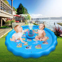 New Water Spray Mat Outdoor Lawn Water Play Game Mat Children's Water Spray Letter Mat Inflatable Frog Fountain Baby Play Mat 2024 - buy cheap